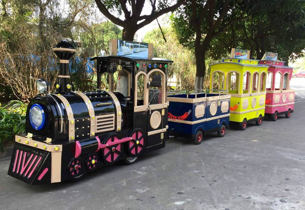 资阳景区广商场无轨观光小火车电动儿童游乐设备小火车可坐人户外玩具